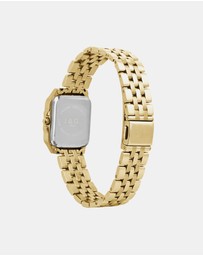 Jag - Berrima Womens White MOP Dial 20.3mm Gold Watch