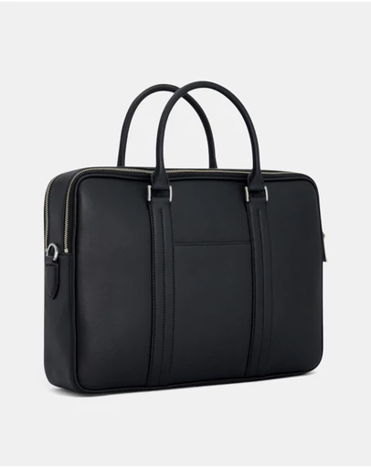 Oroton - Nicholas Double Zip Briefcase Smooth
