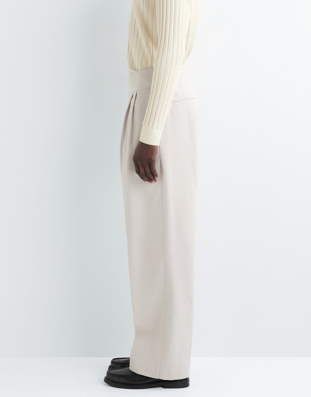 COS - Belt-Detail Pleated Wide-Leg Trousers