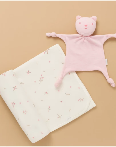 Purebaby - Bunny Rug  & Snookie Gift Pack-Babies