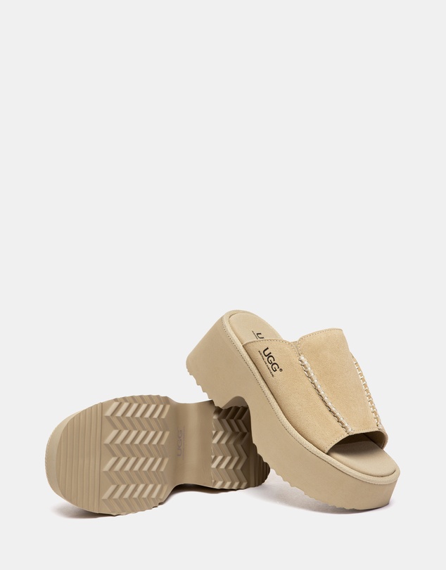 EVERAU - Australian Shepherd Ugg Haive Cow Suede Upper Loafer Oxfords Flats