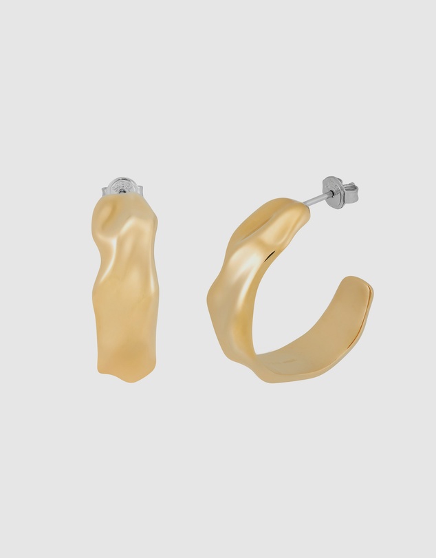 Skagen - Moderne Stak Gold Earring