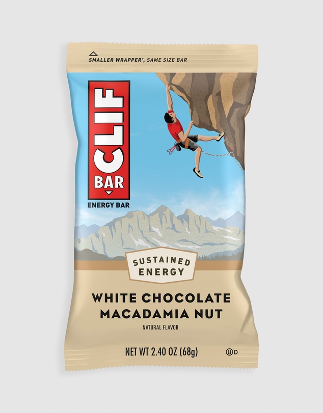 CLIF - White Chocolate Macadamia Energy Bar - 12x68g