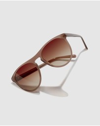 Hawkers Co - HAWKERS - Beige Terracota JOKER Sunglasses for Men and Women UV400