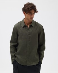 AERE - Euro Resort Linen LS Shirt