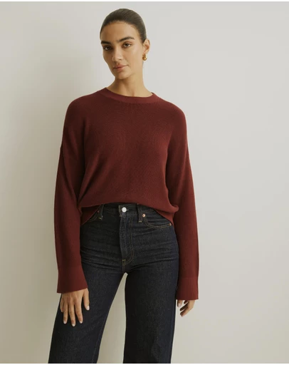 Atmos&Here - Organic Cotton Relaxed Crew Knit