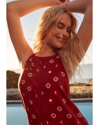 NEXT - Linen Blend High Neck Mini Dress