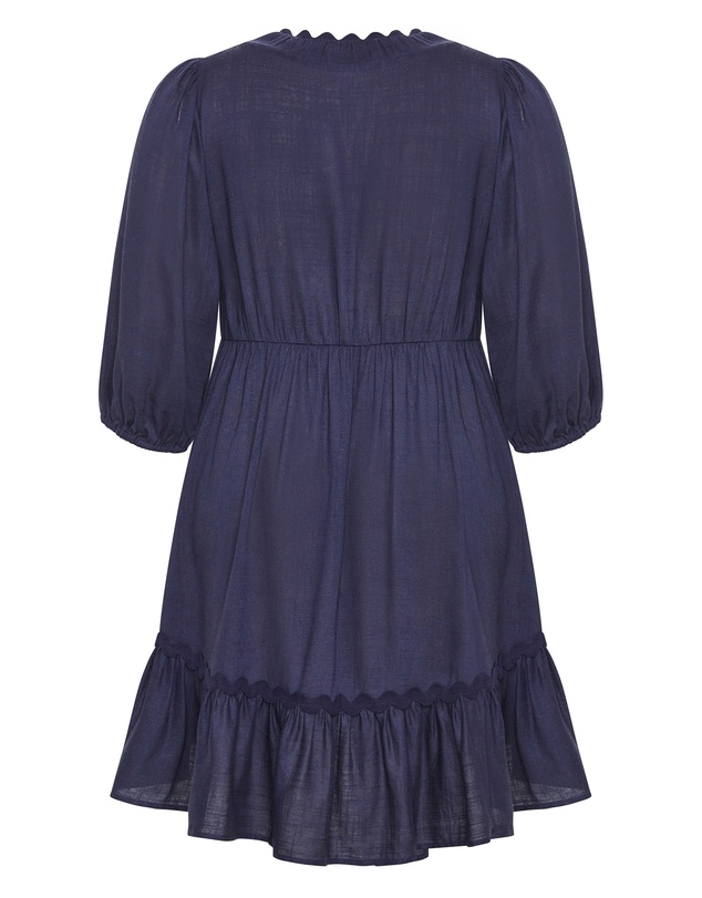 City Chic - Cabana V Neck Mini Dress
