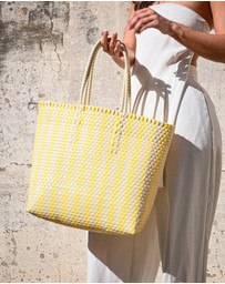 Mimmi Terra - Woven Traveller Tote Limone