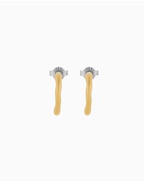 Skagen - Moderne Stak Gold Tone Earring