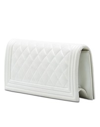 Pre-Loved by Azura Reborn - Pre-Loved Quilted Lambskin Boy Flap Clutch