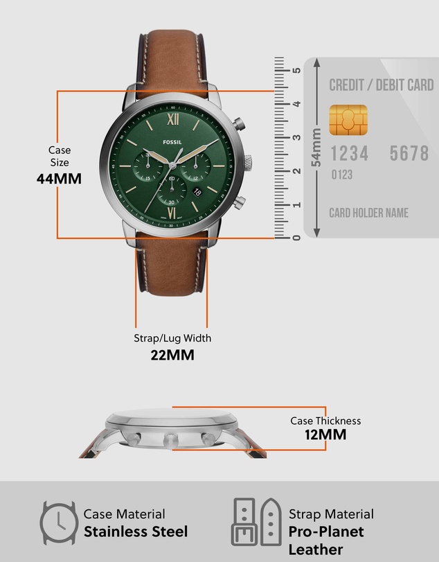 Fossil - Neutra Brown Chronograph Watch