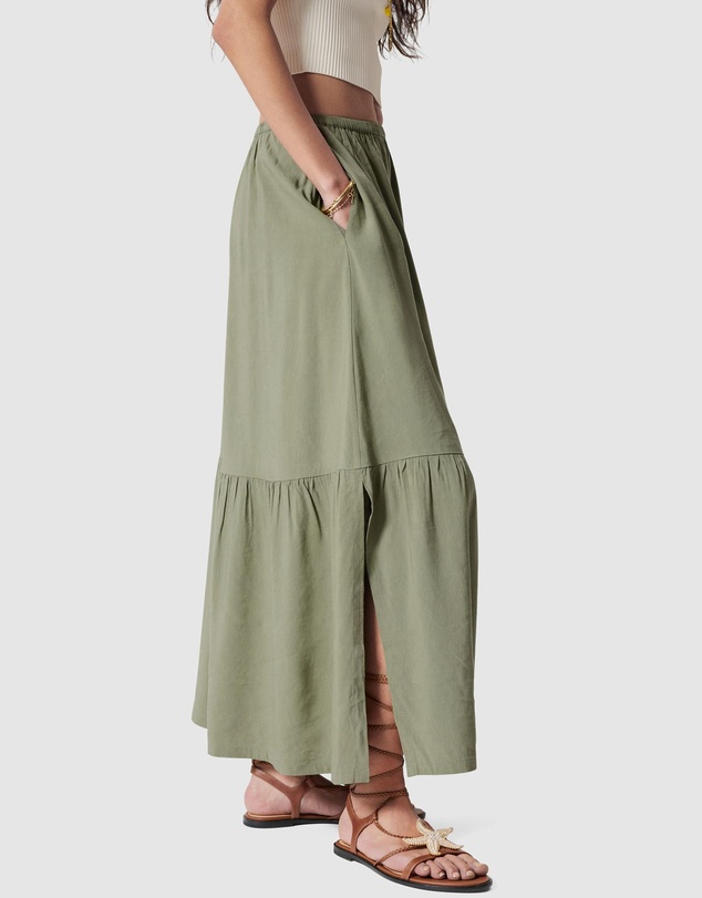 & Other Stories - Tiered Midi Skirt