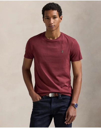 Polo Ralph Lauren - ICONIC EXCLUSIVE - Custom Slim Fit Jersey Crewneck T-shirt