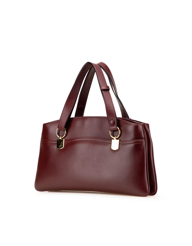 Pre-Loved by Azura Reborn - Pre-Loved gucci Elegant Leather Top Handle Bag Daily Use Handbag