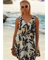 NEXT - Linen Blend V-Neck Mini Dress
