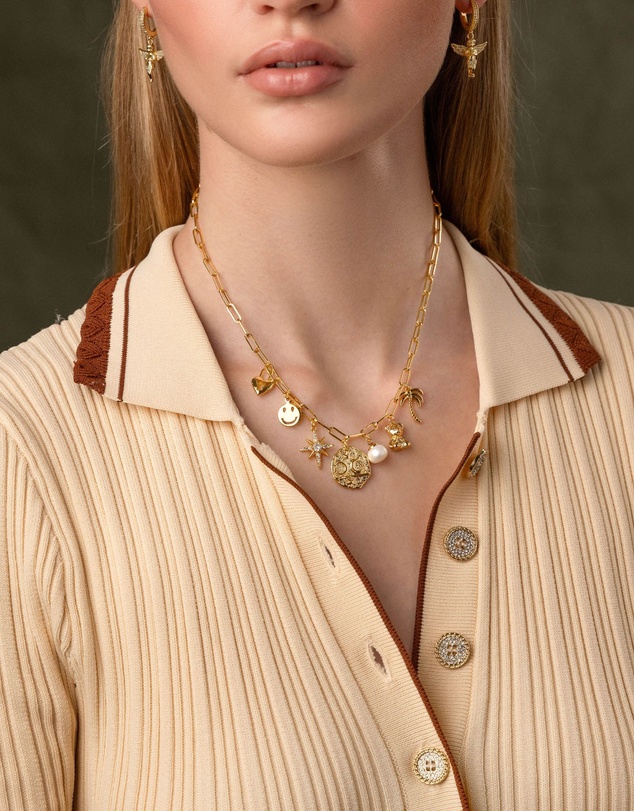 Nialaya Jewellery - Women's Charm Necklace