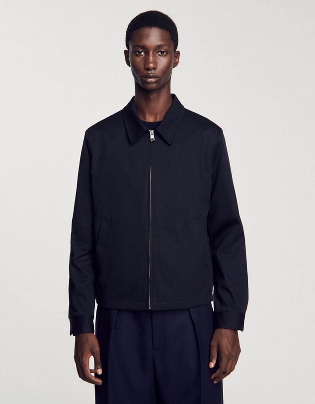 Sandro - Cotton Jacket Woven Jacket