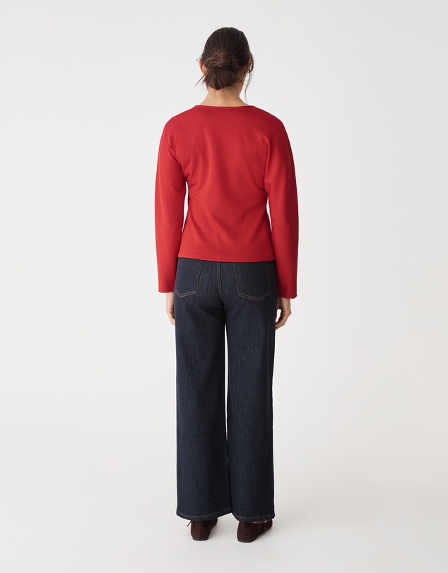 Forcast - Tate V-Neck Dolman Sleeve Top