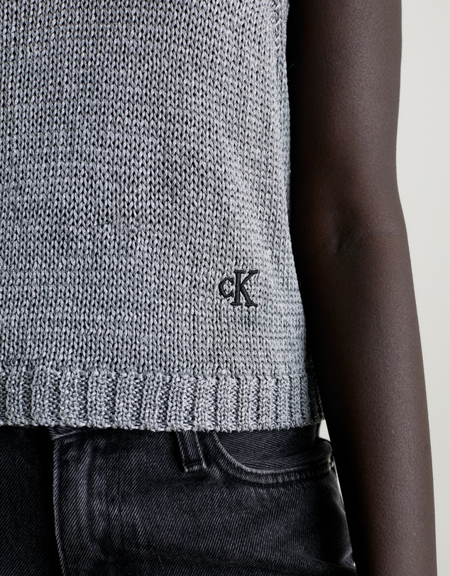Calvin Klein Jeans - Metallic Knit Tank Top