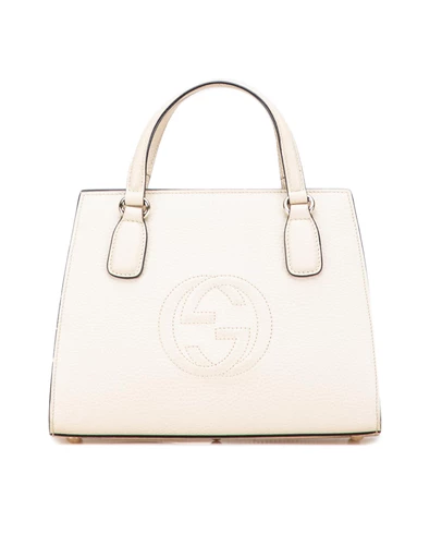 Pre-Loved by Azura Reborn - Pre-Loved Medium Dollar Calf Soho Top Handle Convertible Tote