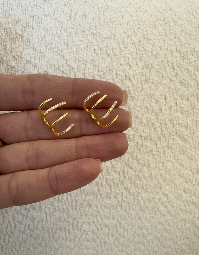 Pastiche - Gold Diana Earrings