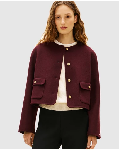 Tommy Hilfiger - Double-Faced Wool Blend Jacket