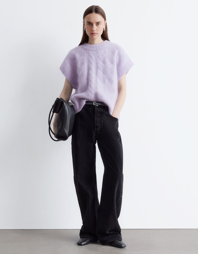 & Other Stories - Cable-Knit Mohair-Blend Vest