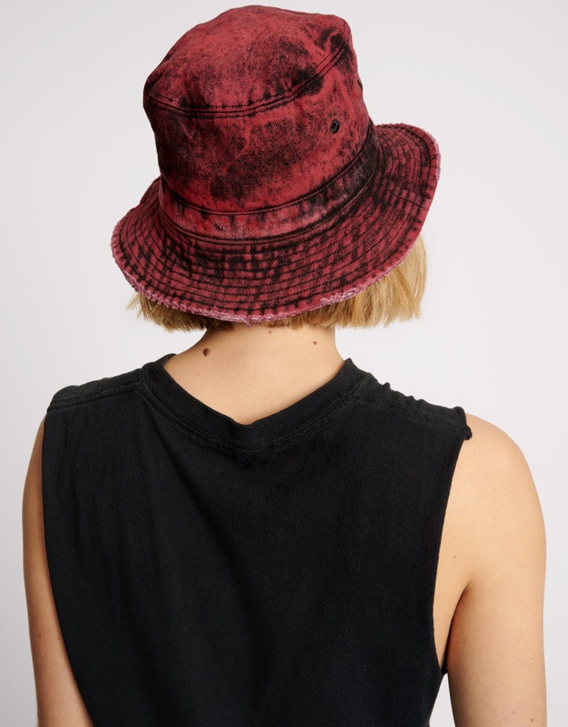 ONE TEASPOON - Black Heart Denim Bucket Hat