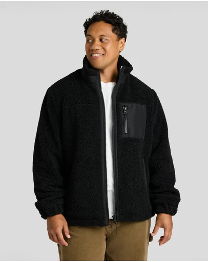 Johnny Bigg - Teddy Sherpa Zip Thru Jacket