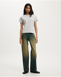 Cotton On - Petite Low Rise Straight Jean
