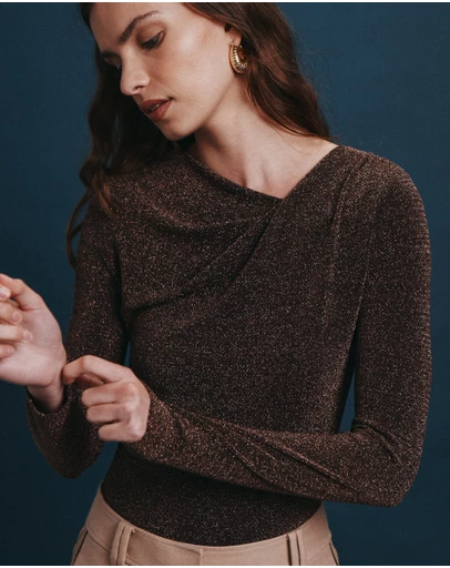 SABA - Birdie Sparkle Long Sleeve Top