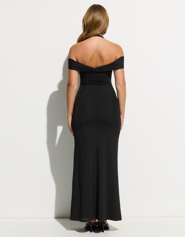 Dazie - Karina Off Shoulder Mesh Maxi Dress