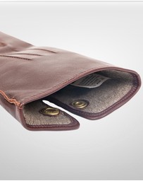 DENTS - Officers Classic Leather Gloves w 100% Wool Lining