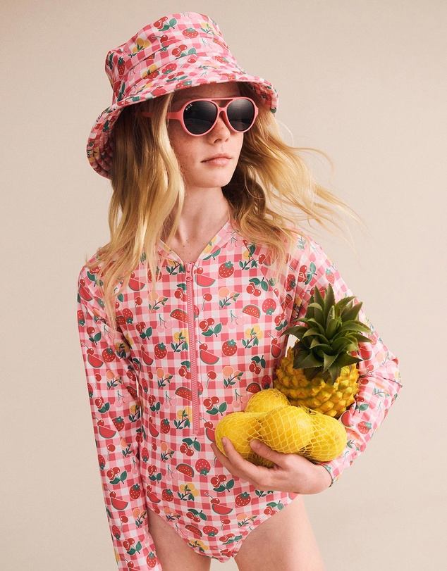 Huxbaby - Gingham Swimhat - ICONIC EXCLUSIVE - Babies-Kids