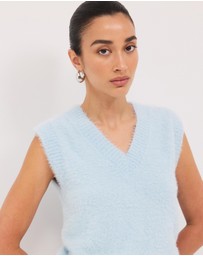 Calli - Rae V-Neck Knit Vest Top