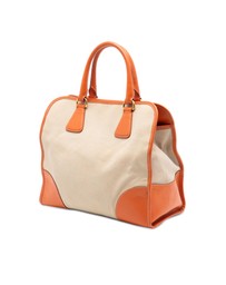 Pre-Loved by Azura Reborn - Pre-Loved Saffiano Trimmed Canvas Canapa Satchel