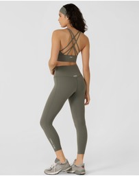 Lorna Jane - Lotus No Chafe Phone Pocket Ankle Biter Leggings