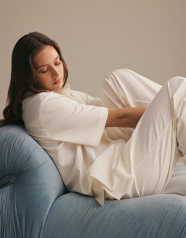 Resting - Soft Woven Cotton Jules Short Sleeve Shirt