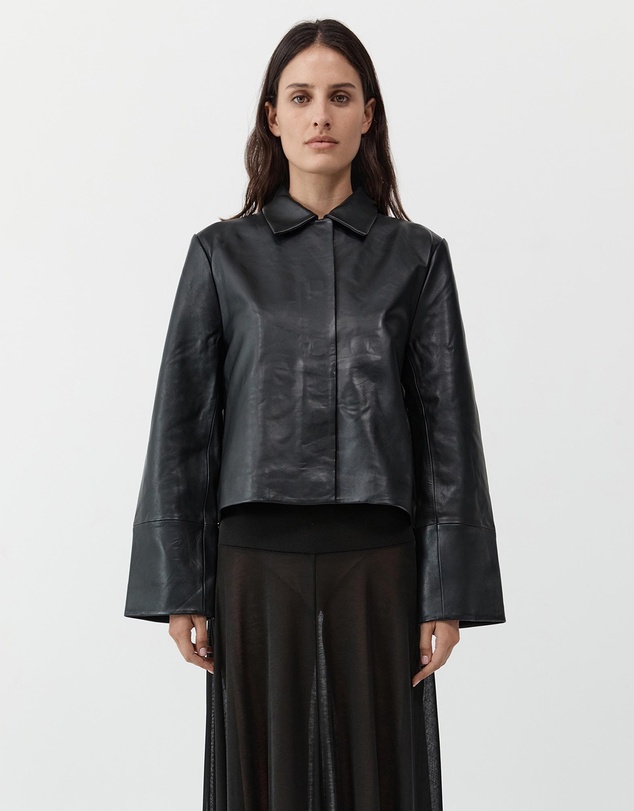 St. Agni - Leather Minimal Jacket