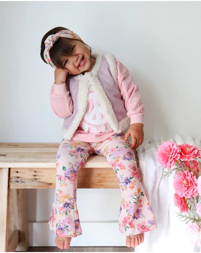 WITH LOVE FOR KIDS - Snowy Cord Vest - Babies - Kids