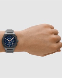 Armani Exchange - Gun-Metal Chronograph Watch