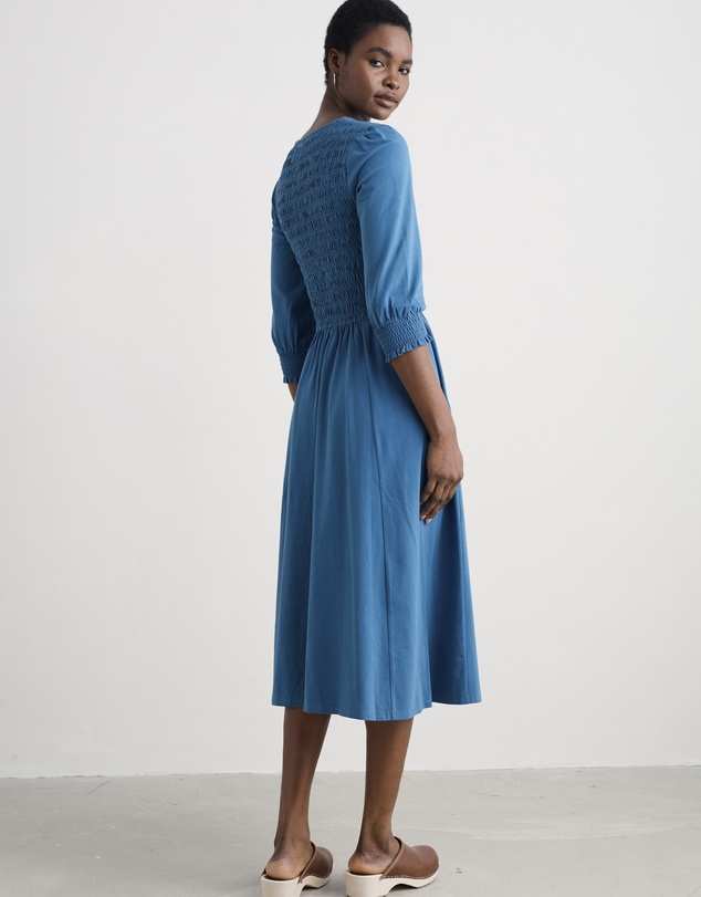 Seasalt - Sea Sound Jersey V-Neck Midi Dress
