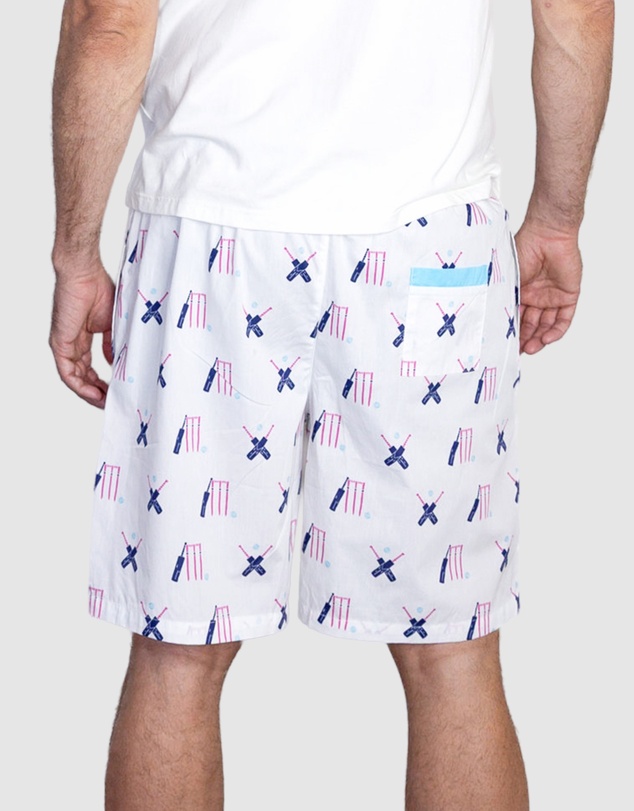 Sant And Abel - Men's Cricket Pink Sleep Shorts