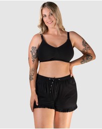 B Free Intimate Apparel - 100% Cotton Frill Shorts