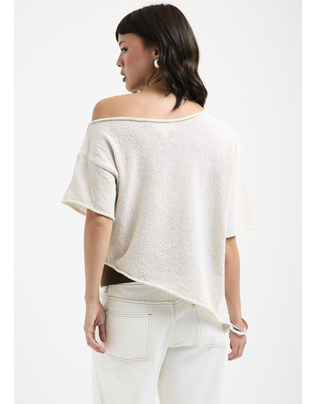 Subtitled - Asymmetric Knit Top