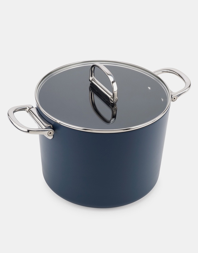 Joseph Joseph - Space Non-stick Stock Pot with Folding Handles and Lid - 25cm