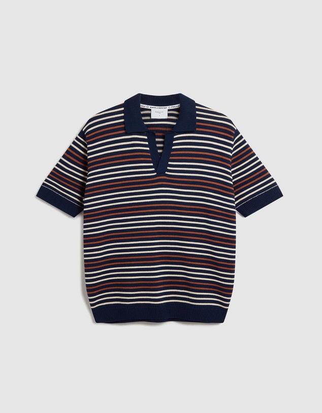 Percival - Douglas Boxy Knitted Polo