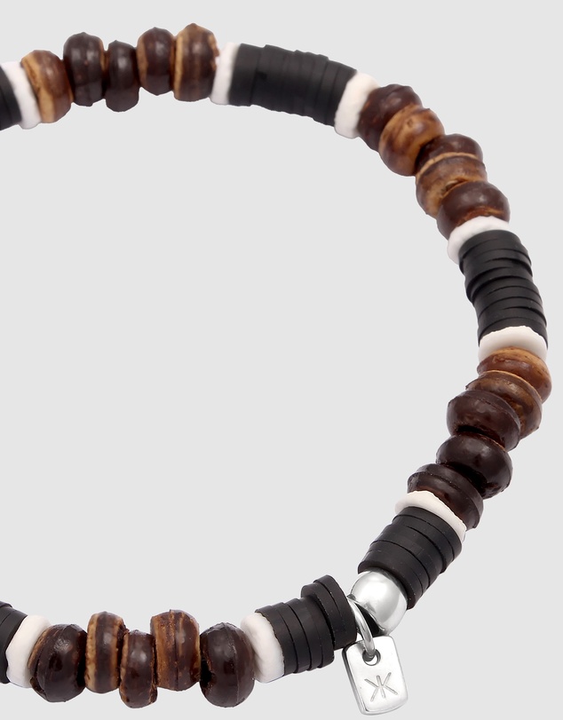 Kuzzoi - ICONIC EXCLUSIVE - Coconut Donut Bead Bracelet in 925 Sterling Silver