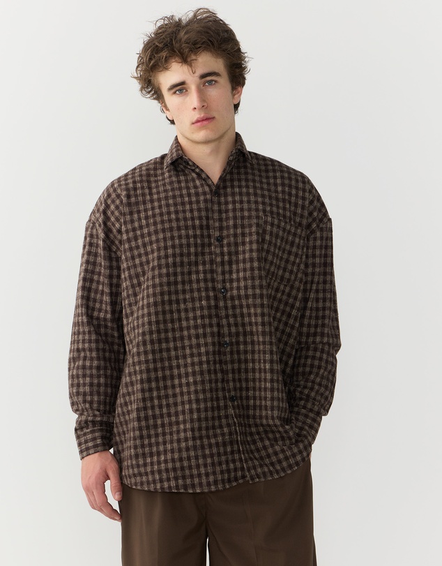 Justin Cassin - Hepburn Plaid Loose Shirt